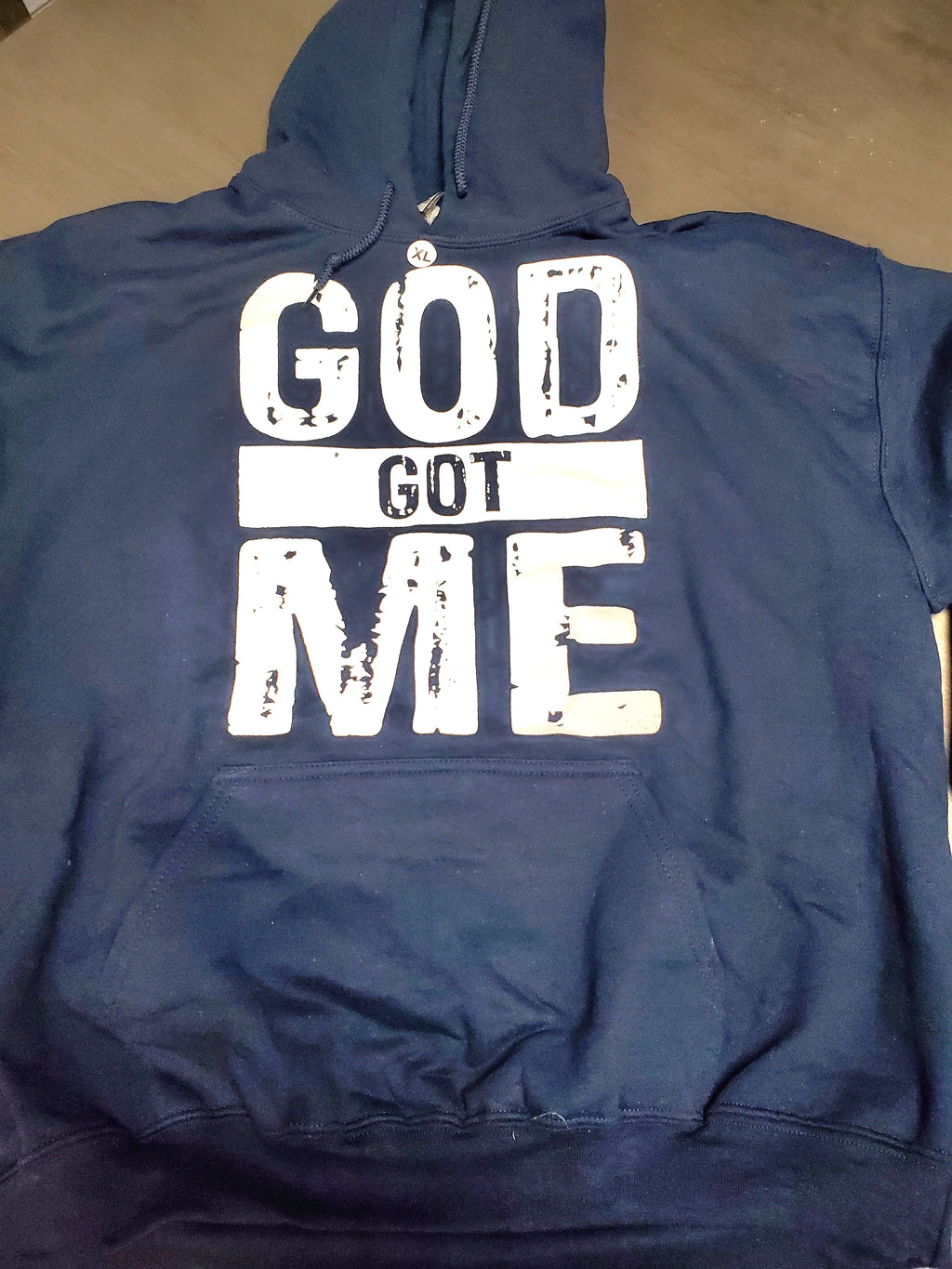 God Got me hoodie - Navy